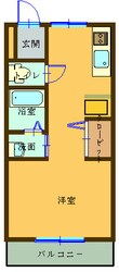 玉垣駅 徒歩20分 1階の物件間取画像